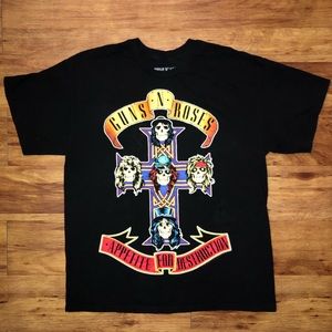 Guns N Roses Appetite for Destruction Shirt Sz L